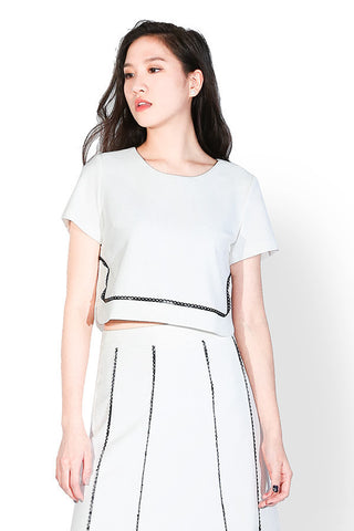 ÁO CROPTOP PHỐI LINE