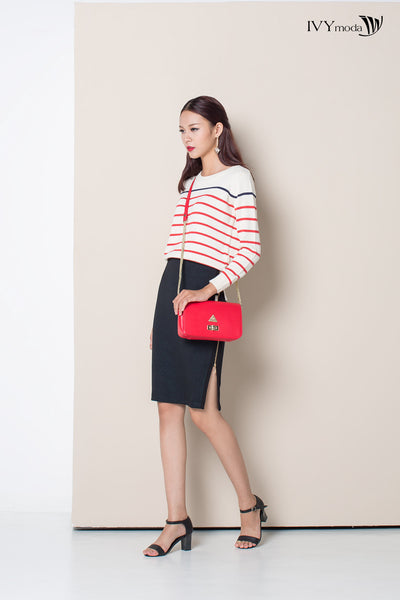 ÁO LEN DÀI KẺ NGANG