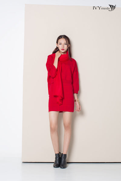 ÁO LEN CROPTOP KẺ Ô