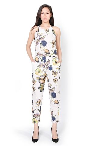 JUMPSUIT CỔ YẾM